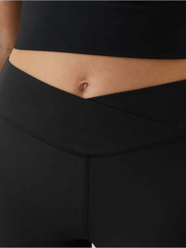 Halara DayStretch High Waisted Crossover Flare Yoga Leggings - Image 3