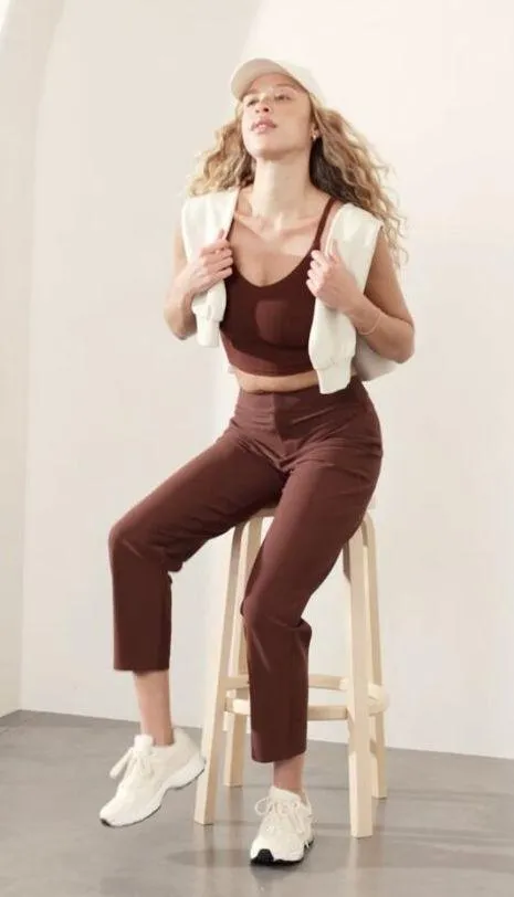 Athleta Size 6 Stellar High Rise Trouser Cherrywood - Image 11