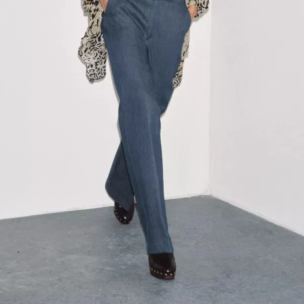Zara NWT blue pants - Image 2