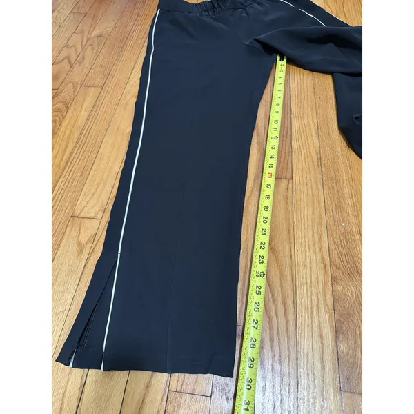 Lululemon On the Right Track Pant in‎ Black / White Size 10 - Image 7