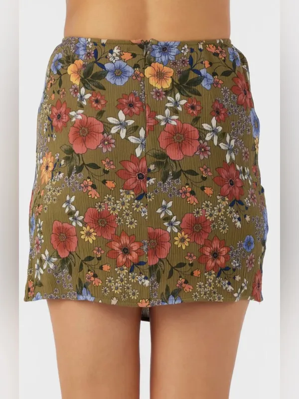 O’Neill Bandi Mini Skirt – Olive/Floral – S - Image 4
