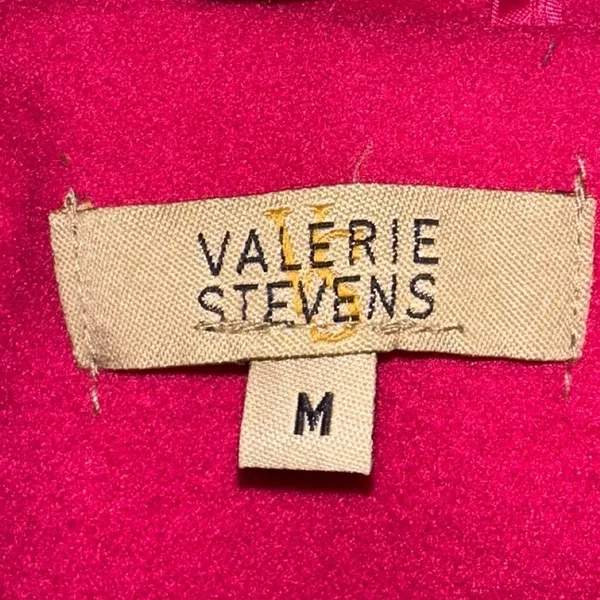 Valerie Stevens Pink Peacoat Jacket Women's Medium Double Breasted Fuchsia Coat - Image 5