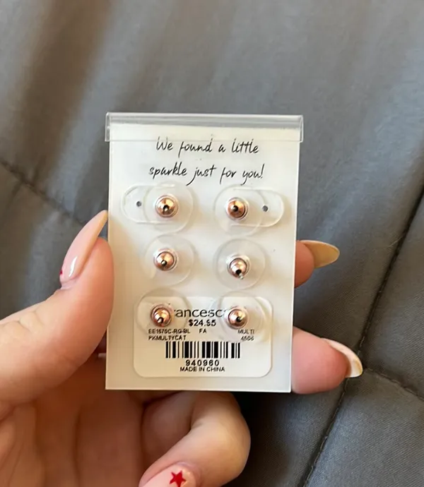 Francesca's 3 Stud Earrings Set - Image 3
