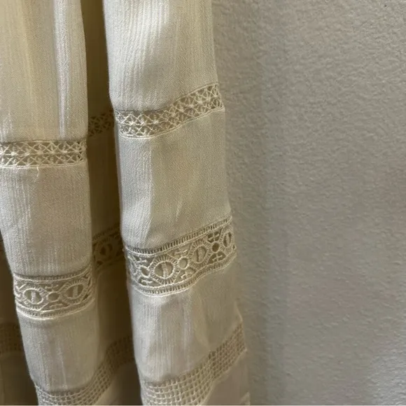 Alice‎ + Olivia Danna Tie-Strap Short Dress Crochet Embroidered White Size Small - Image 7