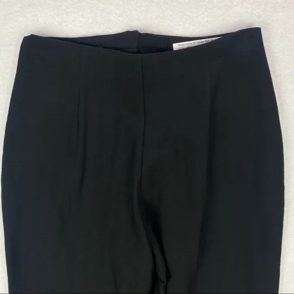 Cherchez La Femme Womens Pants Size 8 Wool‎ Black High Rise Straight Leg - Image 6