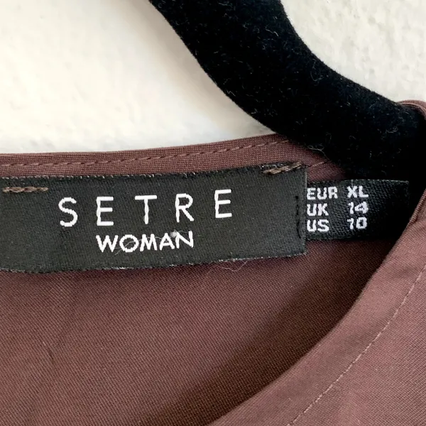 Setre‎ Woman Midi Dress in Brown - Image 7