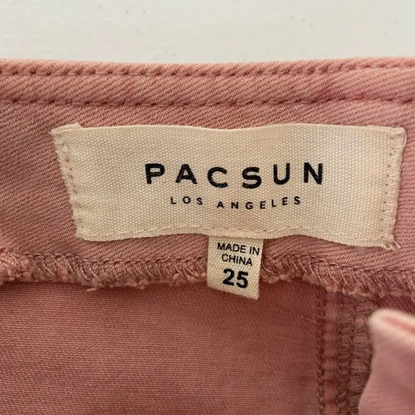 NWOT | Pacsun women’s pink denim miniskirt‎ — 25” waist - Image 5