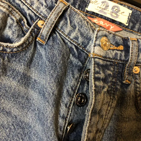 We the free Curvy Georgine Mom Jeans Distressed‎ Size 28 - Image 5