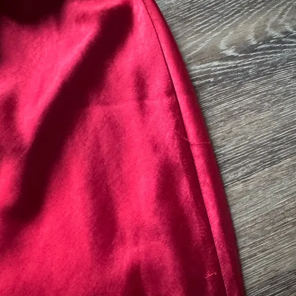 Princess Polly Radioactive satin square neck maxi dress in red 4 - Image 9