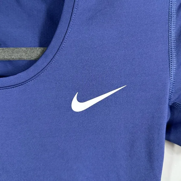 Nike Dri-FIT Short Sleeve Athletic Top Blue Running Workout Shirt Women’s Size S - Image 6
