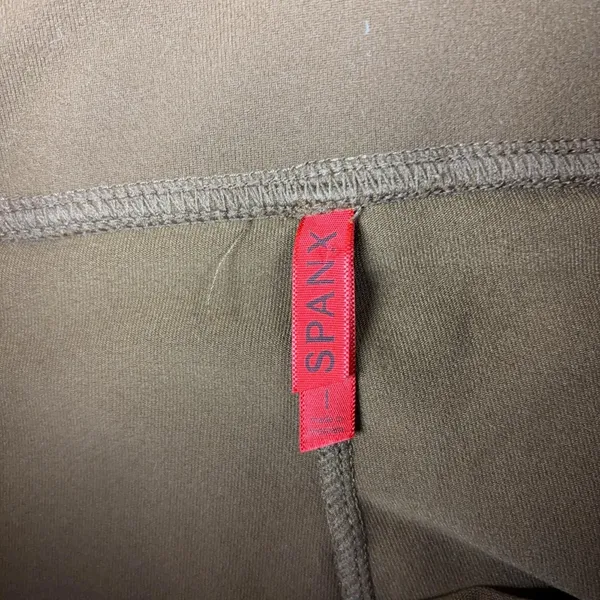 Spanx Leggings Womens L Brown Ankle Microfleece Shaping Stretch Comfort - Image 2