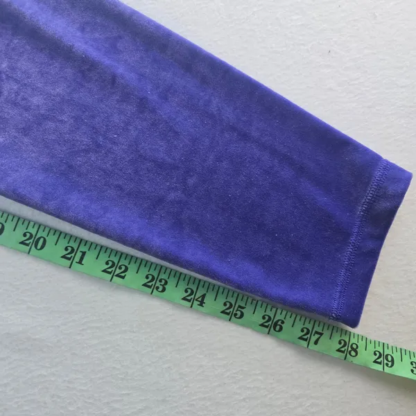Athleta Elation Velvet Tight‎ Purple High Rise Leggings 467925-02 Womens Large - Image 8