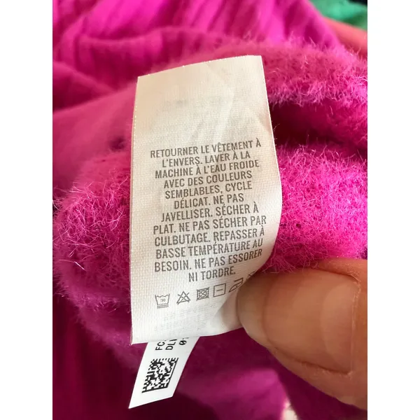 Aerie‎ Soft Buttercream Ribbed Knit Oversized Sweater Cosmic Pink Size S - Image 5