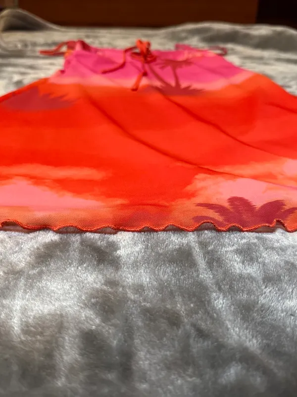 Cute summer sunset dress Pink Size XS - Image 5