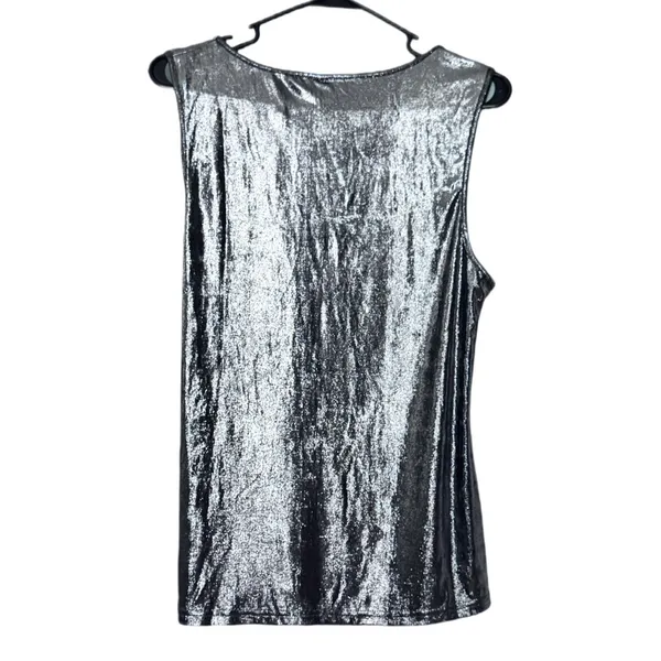 NWT Allegra K Women’s Metallic Tank‎ Top - Large - Image 6