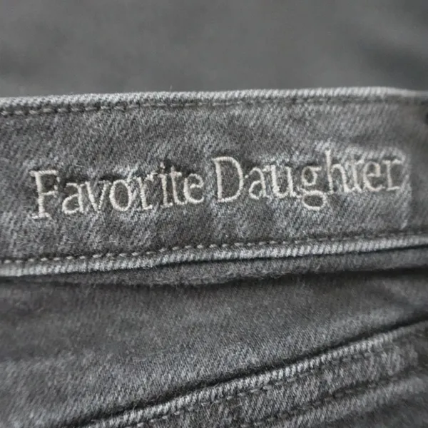 Favorite Daughter 'The Valentina' Black High Rise Bootcut Jeans Size US 6/S - Image 4