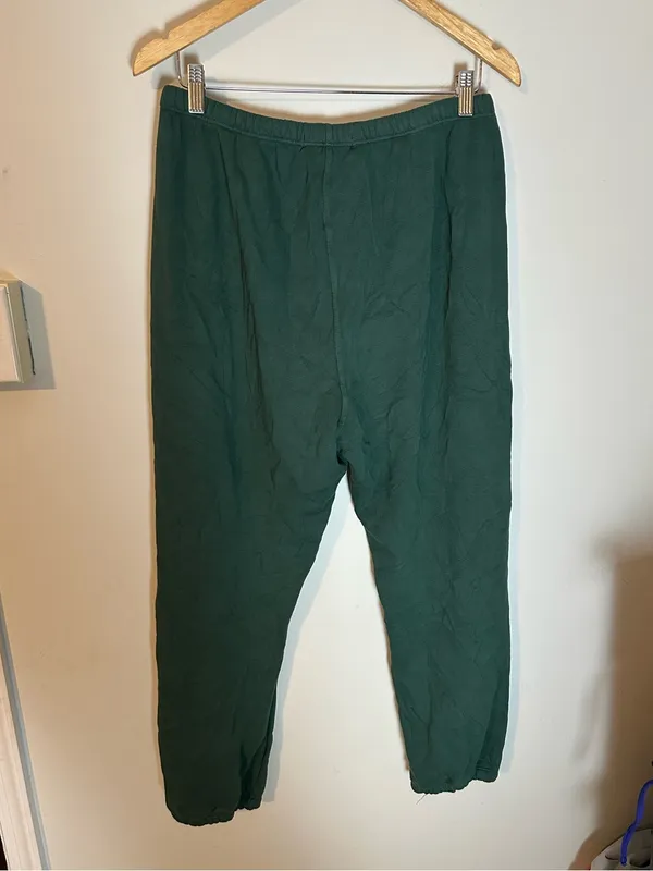 PerfectWhiteTee Fleetwood jogger sweatpants green large - Image 4