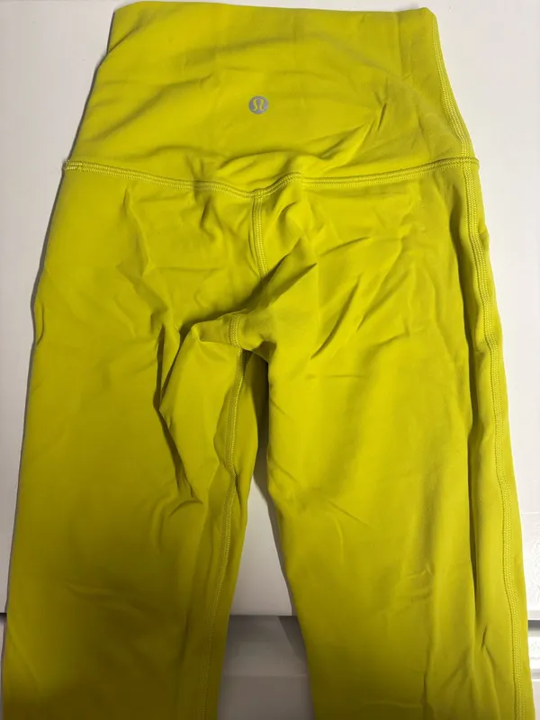 Bright Yellow Lululemon Align leggings  - Image 2