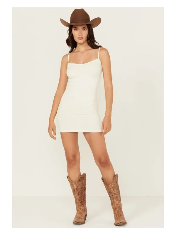 Free People Seamless Mini Slip in Ivory X-Small/Small New Womens Stretchy - Image 10