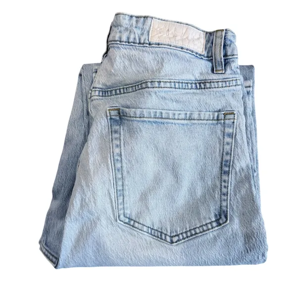 PACSUN 90s Boyfriend Jeans Women's 30 Light Wash High Rise Straight Leg Stretch - Image 10
