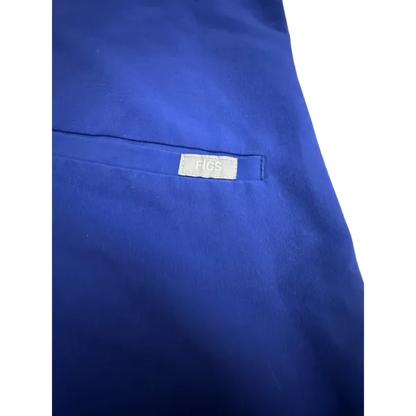 FIGS Technical Collection Size Small Casma Three Pocket Scrub‎ Top Blue #EE9-3 - Image 6