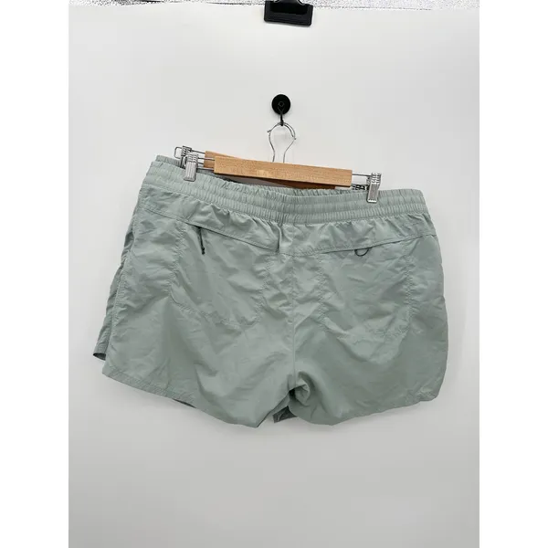 Columbia Kestrel Trail Shorts Womens XL Gray Blue Nylon Hiking Pull On Lot‎ 2 - Image 2