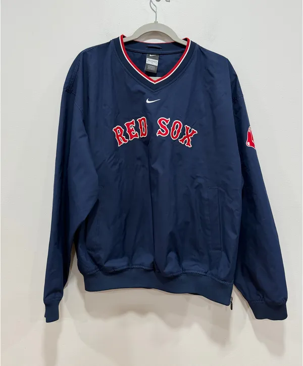 Nike Boston Red Sox Pullover Windbreaker Jacket MLB Genuine Merchandise  - Image 3
