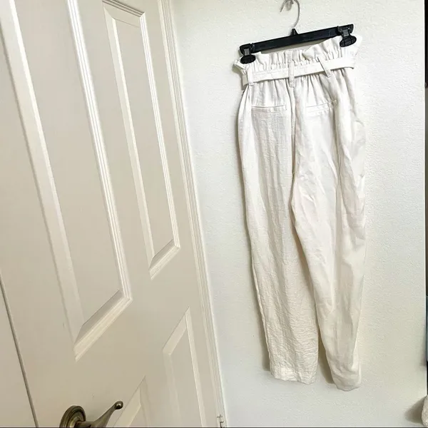 A new day cream paper bag high rise ankle pants - Image 13