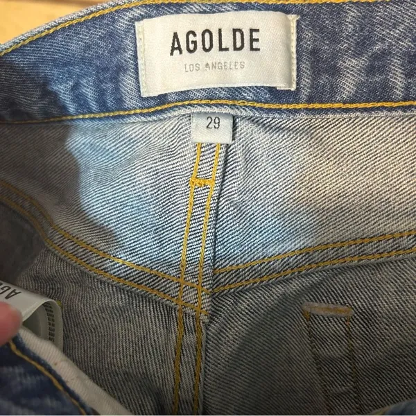 Agolde Parker Vintage Cut Off Denim Jean Shorts Size 29 Festival Casual Summer - Image 6