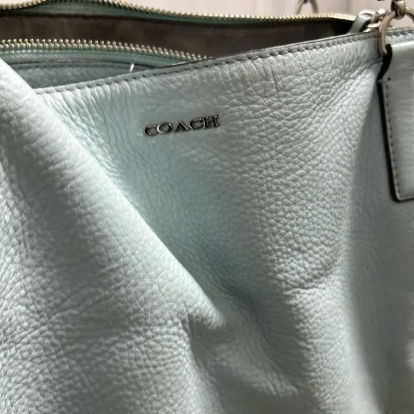 Coach. Baby Blue Satchel. - Image 4