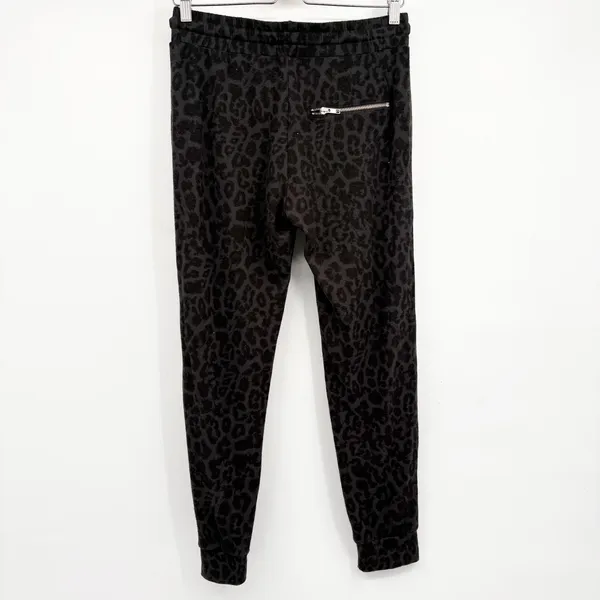 NWT LNA Womens Brushed Leopard Print Soft Cozy Sweatpants Jogger Pants Size S - Image 9