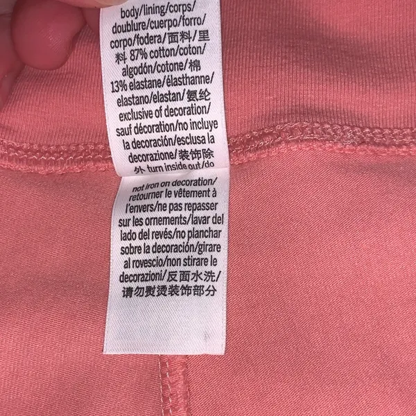 Victoria’s Secret Pink Cotton Foldover Flare Leggings Pink - Image 7