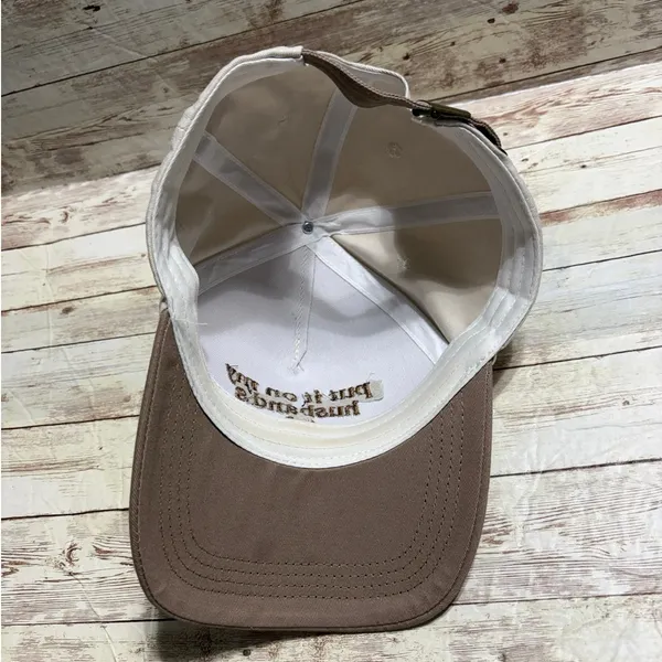 Put It On My Husband's Tab Baseball Cap Hat One-Size Adjustable Neutral Funny - Image 5
