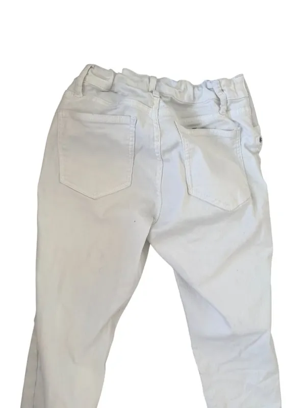 GAP Maternity White Denim Pregnancy Stretch Panel Skinny Jeans Size 28 / US 6 - Image 3