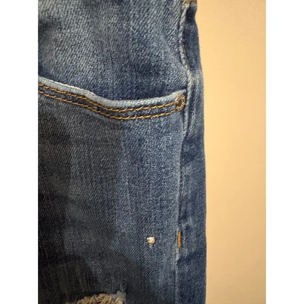 Guess Los Angeles Womens Skinny Distressed Jeans Medium Wash Blue Size 30 - Image 3