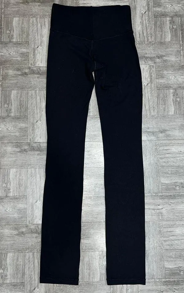 Athleta Black Skinny Rib Pants Size Small Tall - Image 2