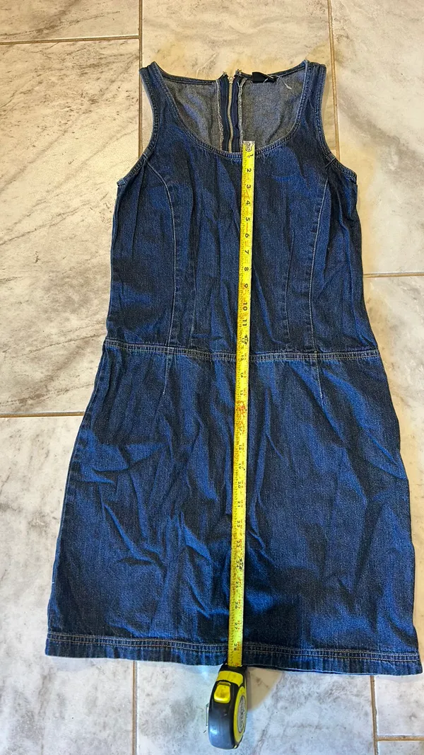 Vintage NY & Co denim jumper - Image 4