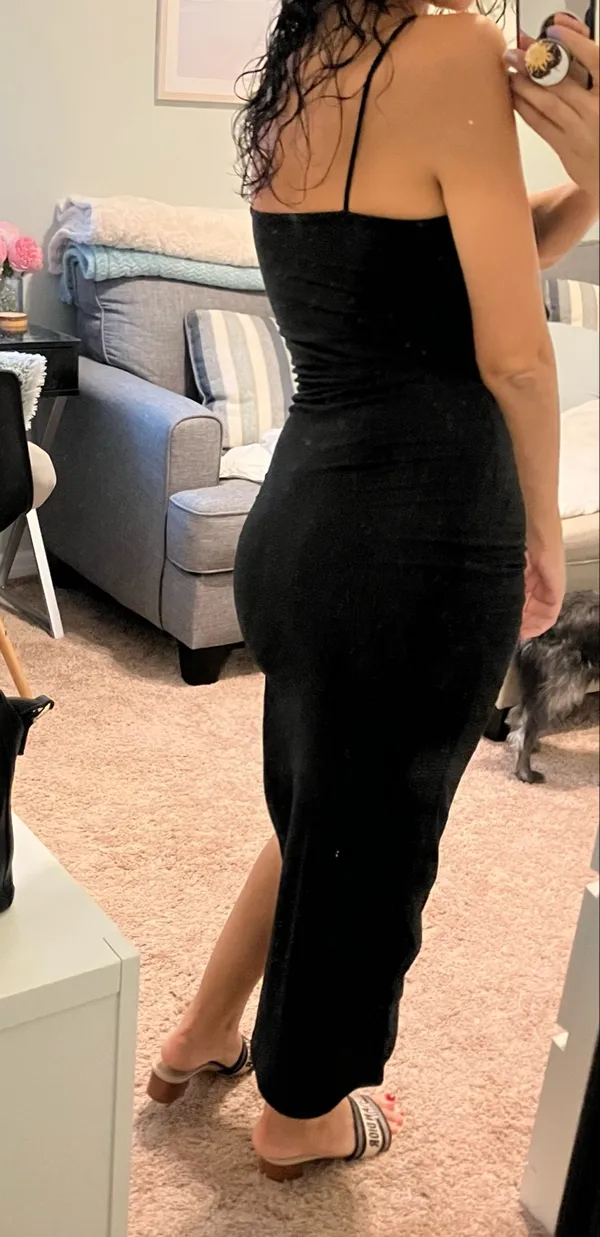 Sexy Ribbed Bodycon Maxi Dress - Image 3