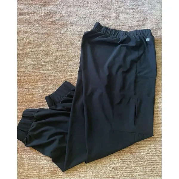 Hanes Women’s Black Comfort Fit StretchCargo Joggers Size 2XL - Image 3