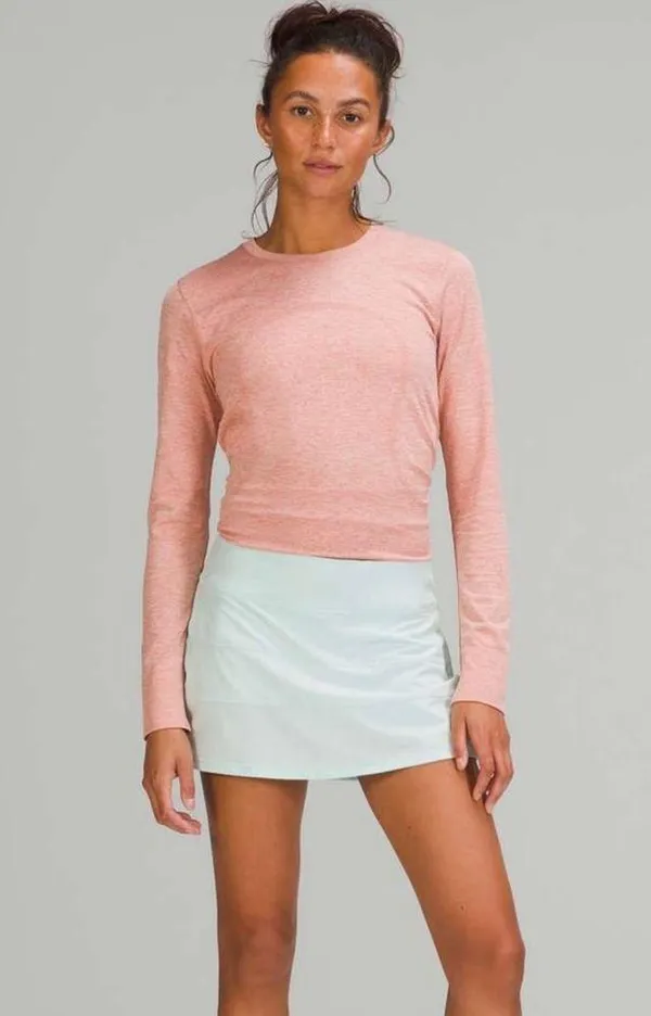 NWT Lululemon Pace Rival MR Skirt *Long / Delicate Mint / 2 - Image 2