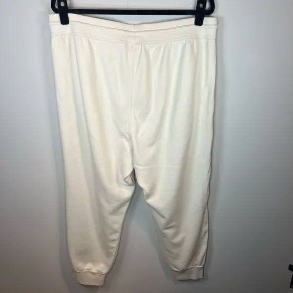 Universal Thread Jogger Sweatpants Cream Drawstring Pickets Cuffed Womens Sz XXL - Image 4
