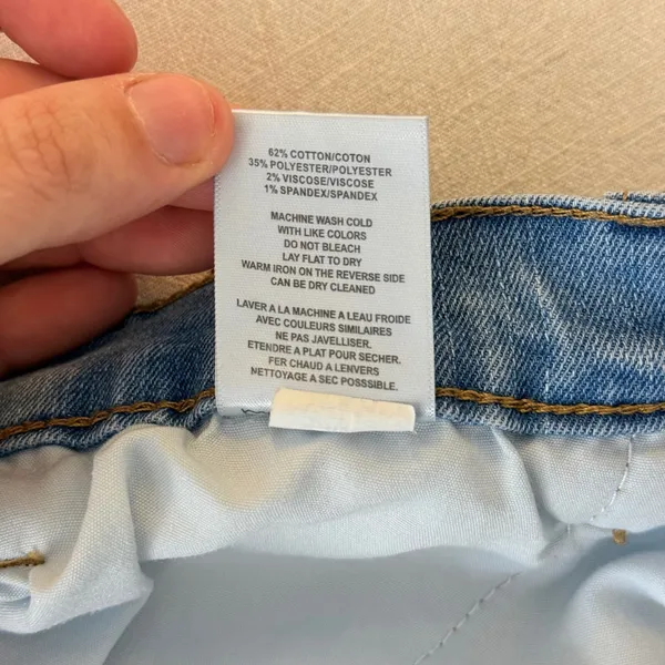 Zigoss Seam Detail Barrel Leg Jeans Women 7/28 Blue - Image 11