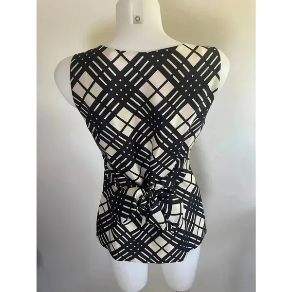 Women's J. crew Silk Tank‎ Tie Top, Size 2 Small EUC! 0210 - Image 4