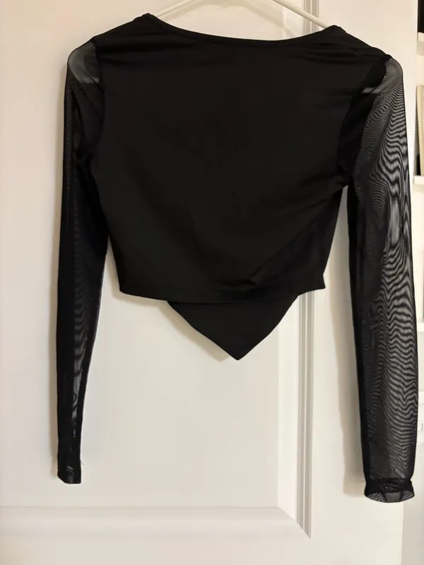 SheIn mesh sleeved top - Image 2