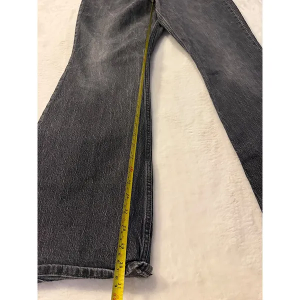 Levi's Premium 70s‎ High Flare Jeans Womens 32 Black High Rise Retro Bell Bottom - Image 5