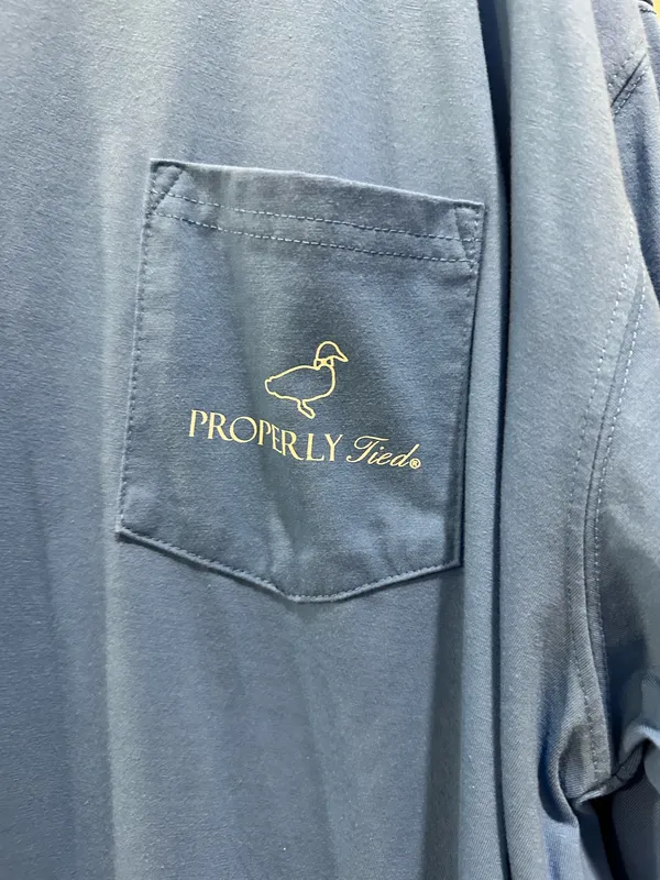 Comfort Colors Properly Tied Short Sleeve Logo Pocket Tee - Image 3