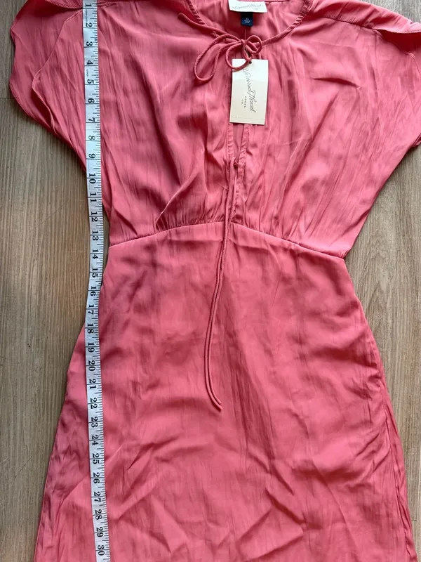 Universal Thread Coral Tie-Front‎ Blouse - Image 4