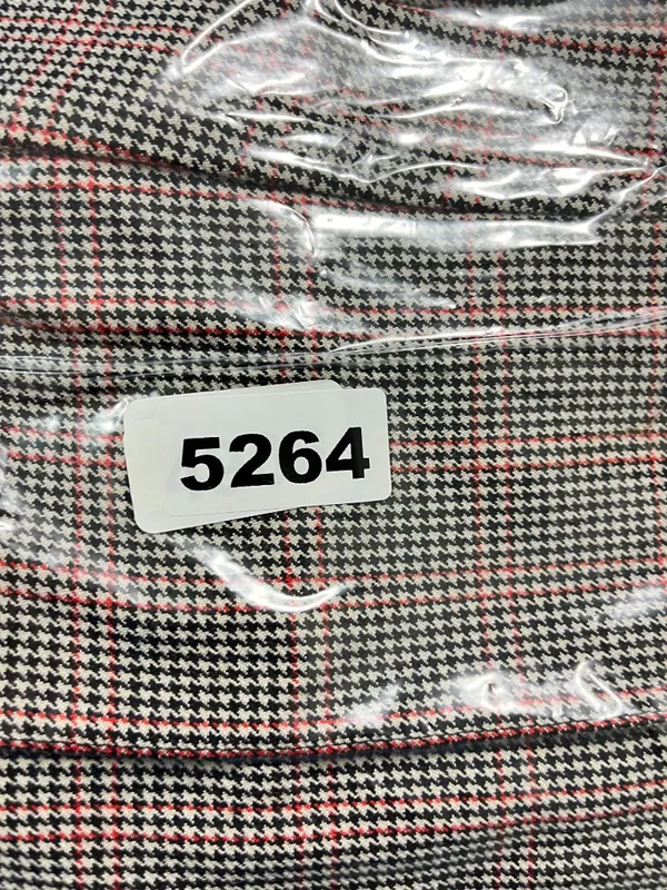 Zara Size Small Brown Glen Plaid Herringbone Ankle Pants - Image 9