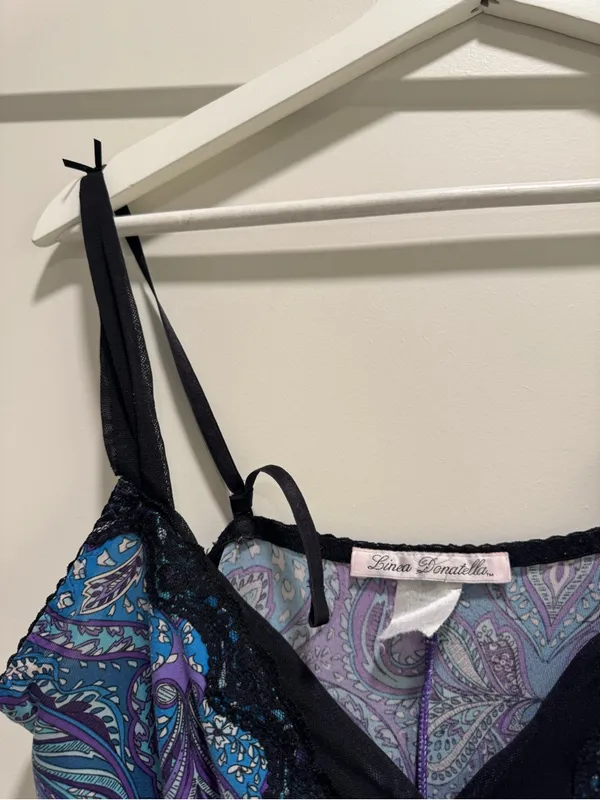 Linea Donatella Paisley Chemise - Image 3