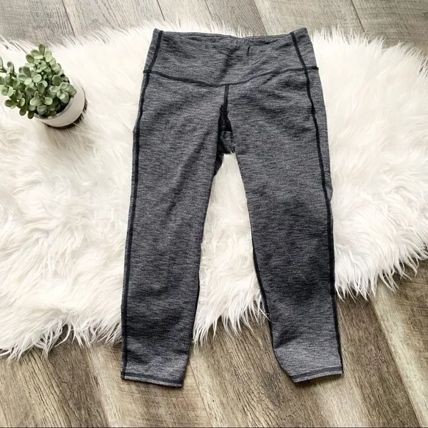 ATHLETA Chaturanga Capri Legging Charcoal Gray - Image 6